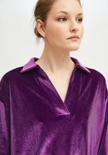 Load image into Gallery viewer, Compania Fantastica Velvet Top Purple
