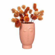 Load image into Gallery viewer, Face Vase Matt Pink
