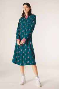 Compania Fantastica Daisy Print Midi Dress