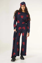Load image into Gallery viewer, Compania Fantastica Heart Print Straight Leg Trousers
