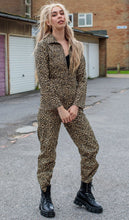 Load image into Gallery viewer, Natural Leopard Print Boiler Suit
