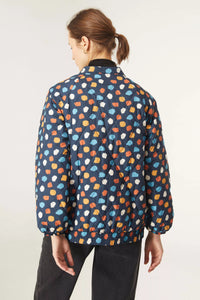 Compania Fantatica Spotted Quilted Bomber Jacket