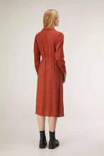 Load image into Gallery viewer, Compania Fantastica Tiger Print Midi Dress
