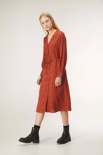 Load image into Gallery viewer, Compania Fantastica Tiger Print Midi Dress
