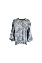 Load image into Gallery viewer, Black Colour Denmark Ebba Tie Dye Shirt In Denim Colour
