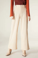 Load image into Gallery viewer, Compania Fantastica Soft Corduroy Wide-Leg Trousers White
